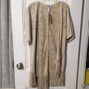Francesca’s Fringe Vest